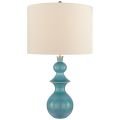 Saxon Large Table Lamp Sandy Turquoise