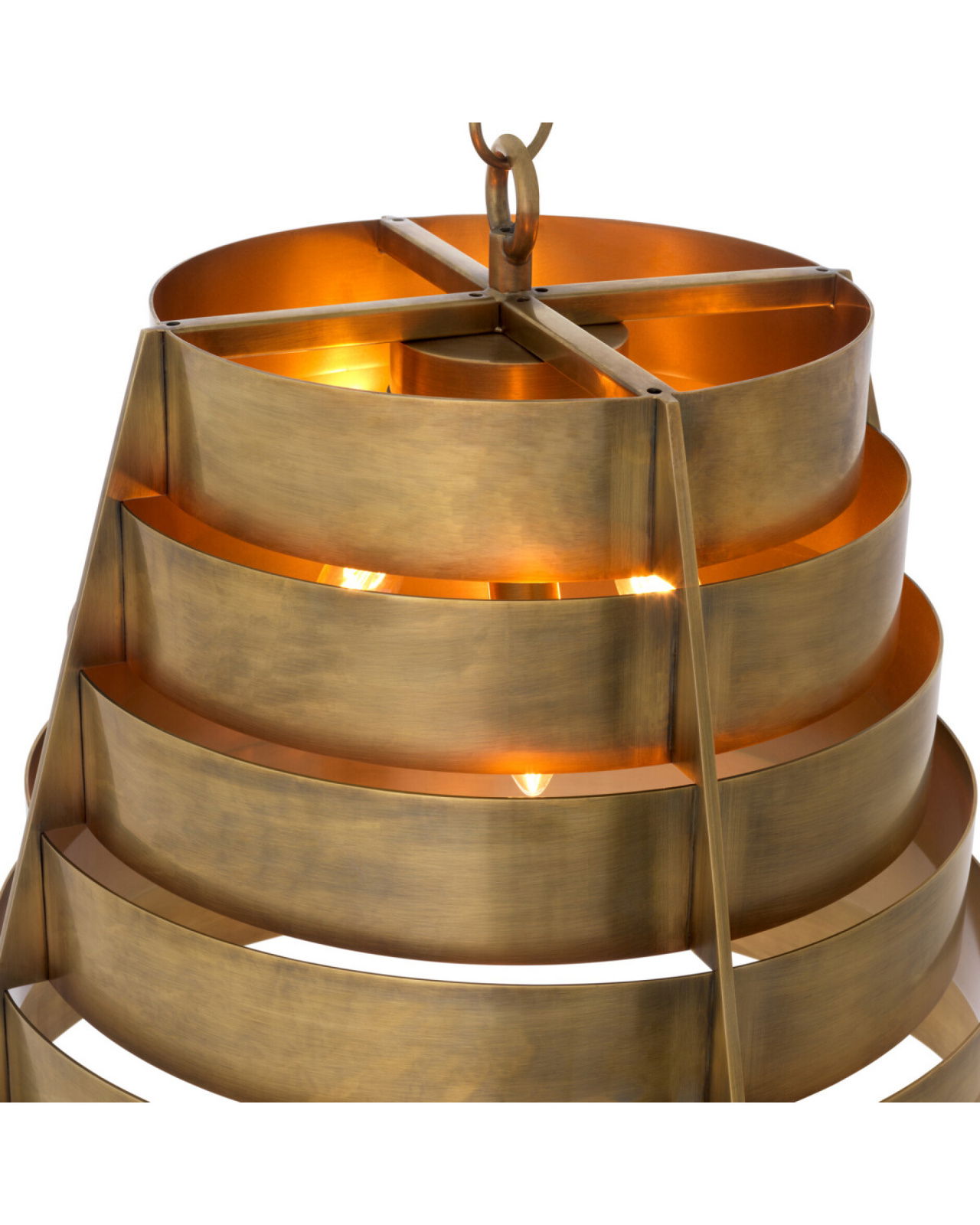 Fitzroy plafondlamp messing