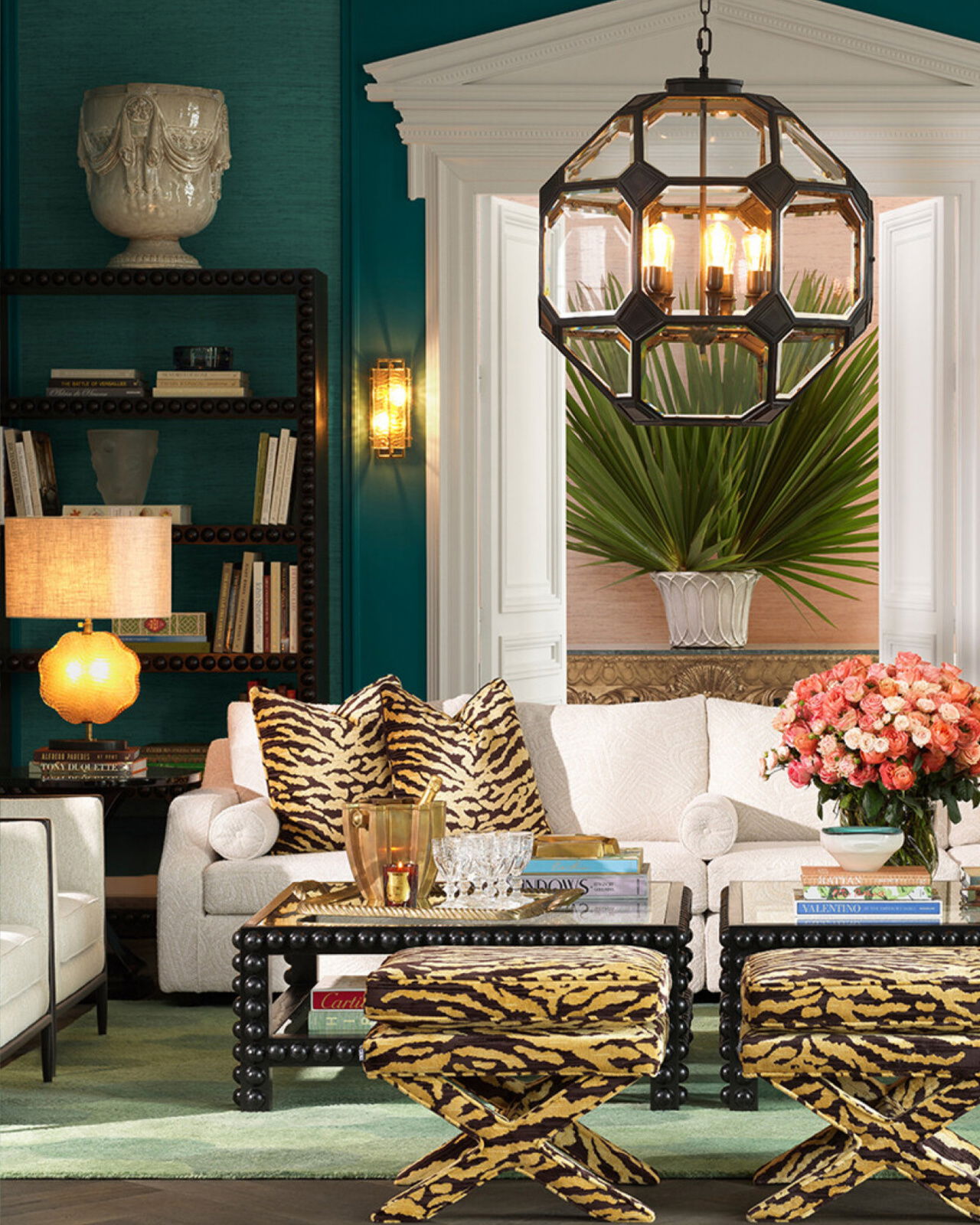 Kenton vitrinekast zwart