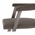 Dexter matstol abrasia grå/brun