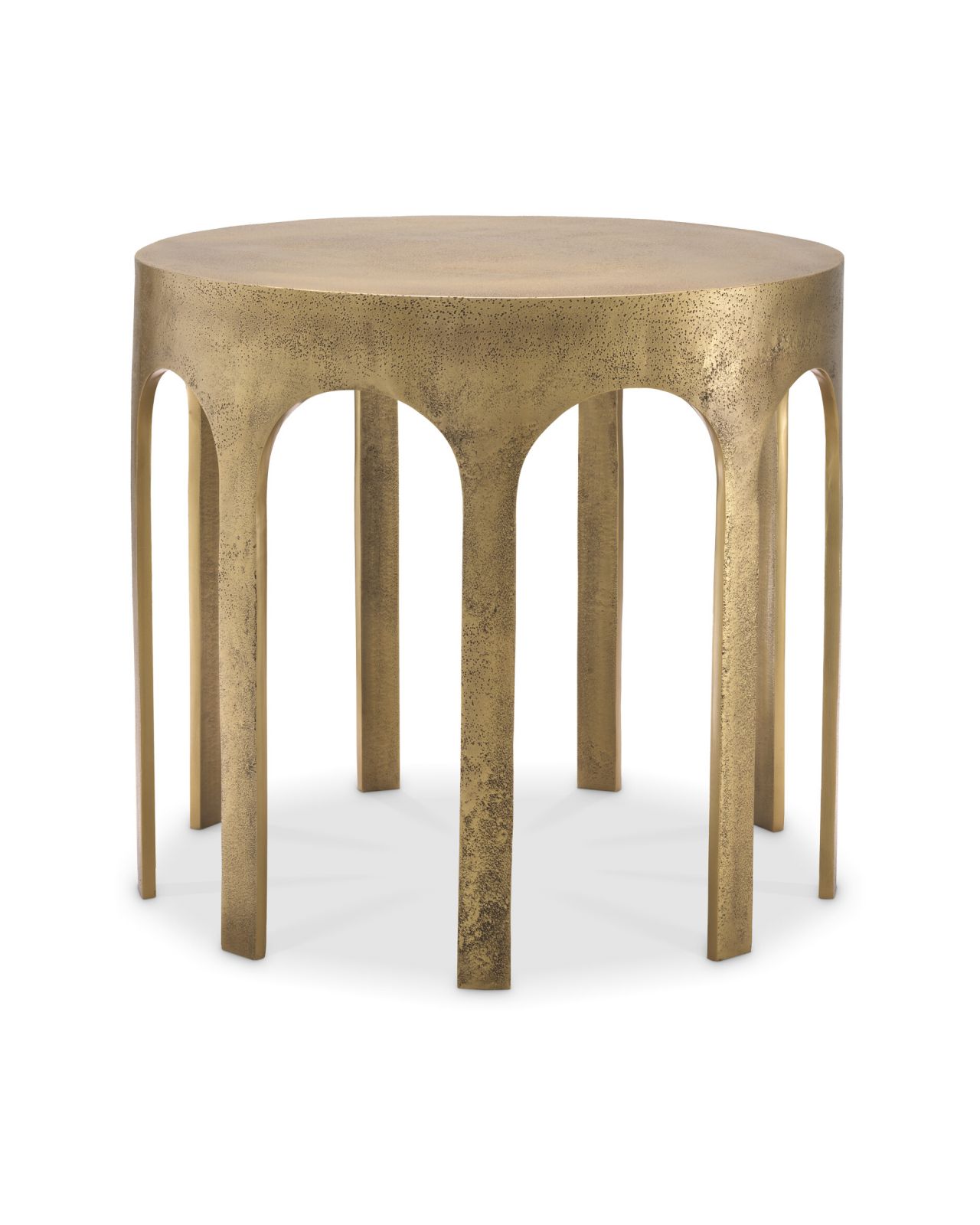 Gardini Side Table Vintage Brass