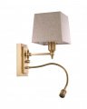 Ellington wandlamp antique brass