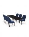 Modus Dining Table With Venice Dining Chair Indigo