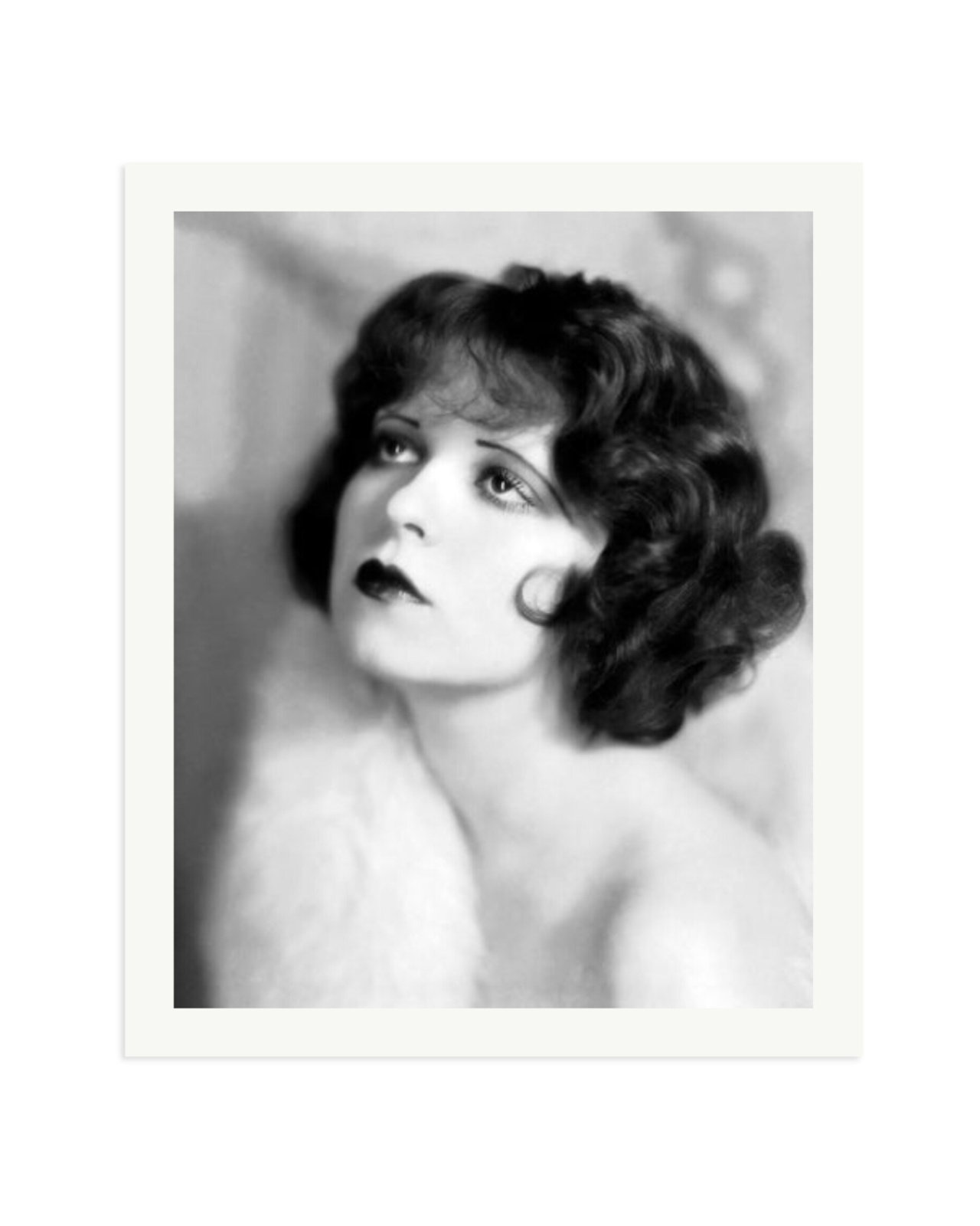 Clara Bow Portrait Print Only / XXL