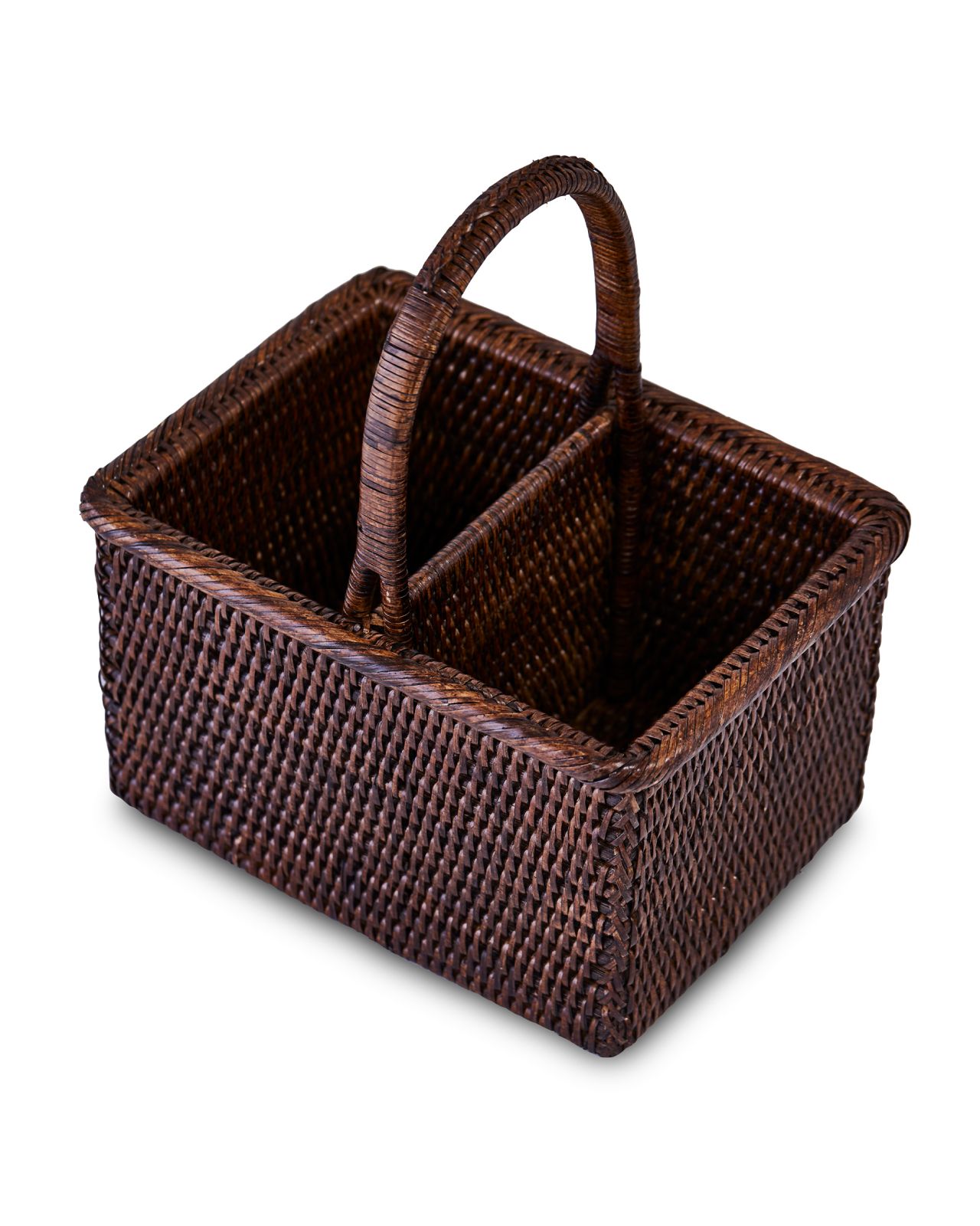 Cognac bestickhållare rotting