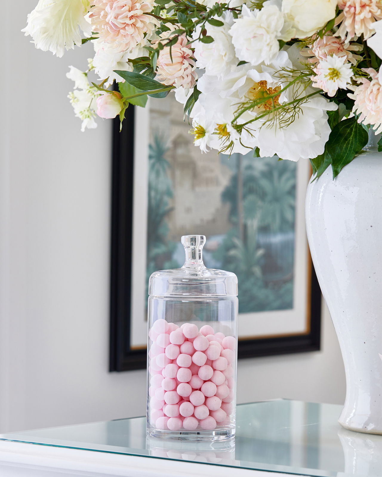 Nelly glasburk med lock