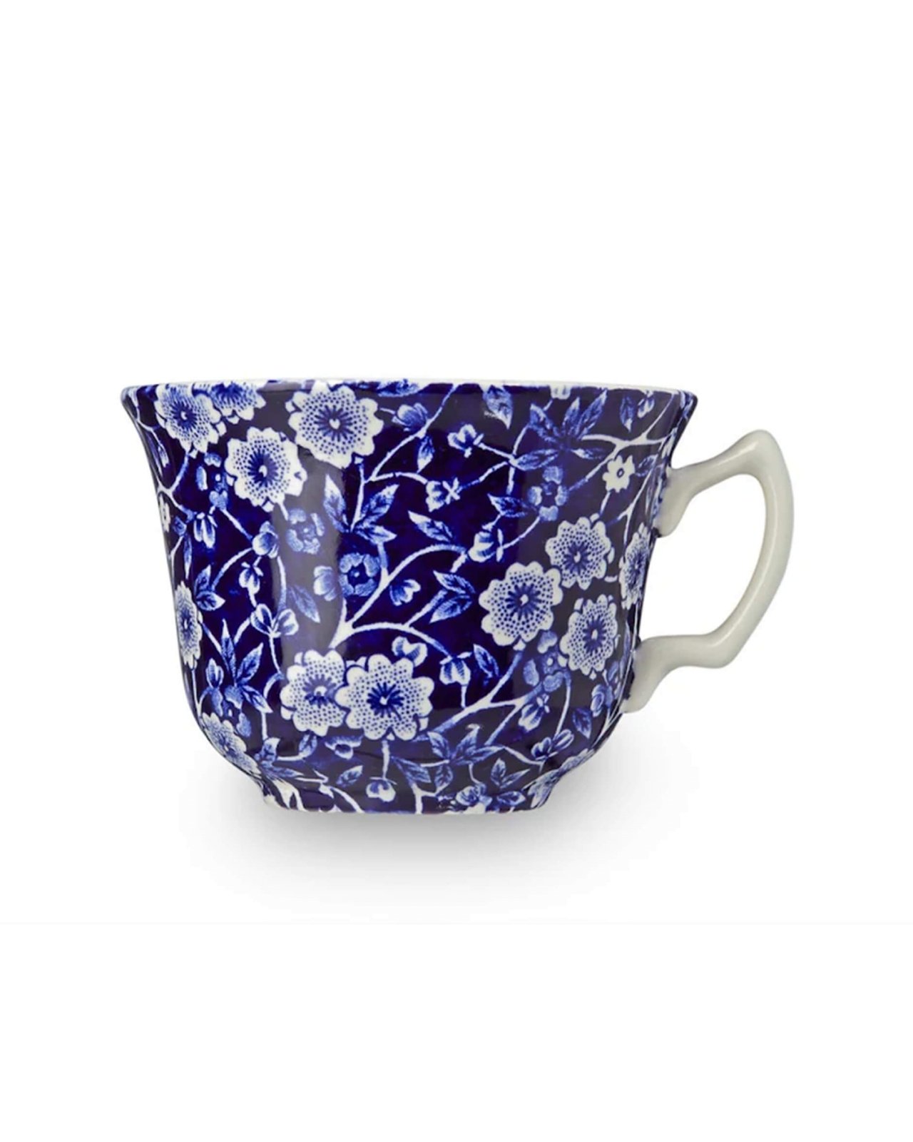 Blue Calico Tea Cup Blue/White