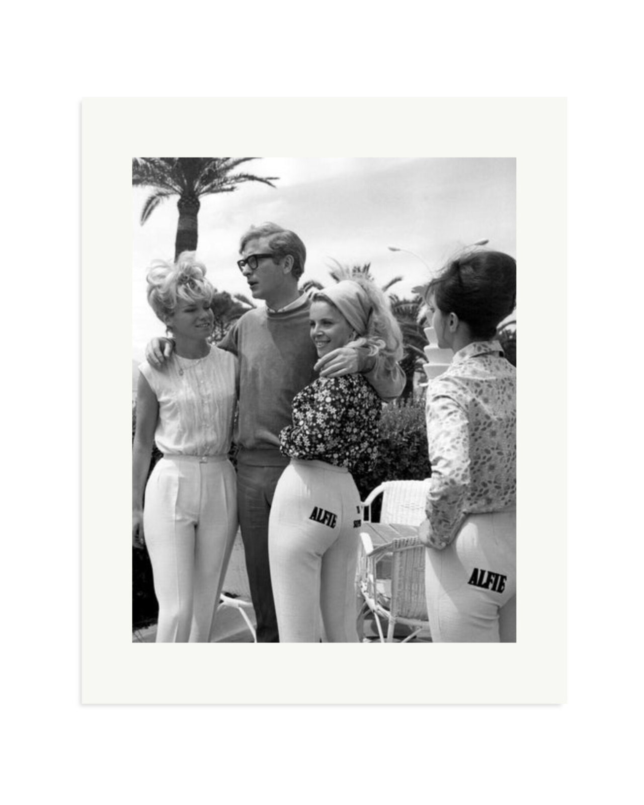 Caine With 'Alfie' Models Print Only / XL