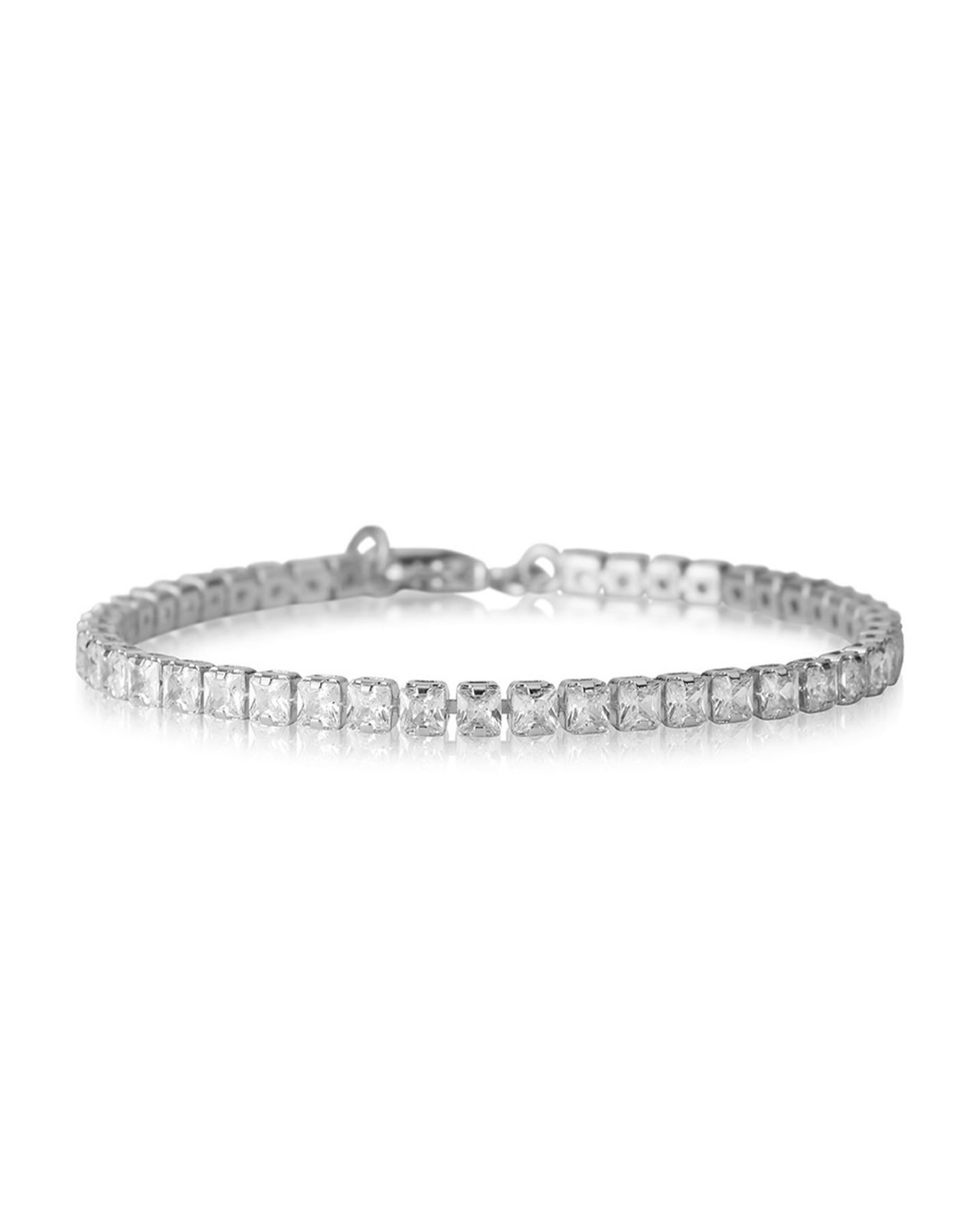 Zara Bracelet Crystal Rhodium