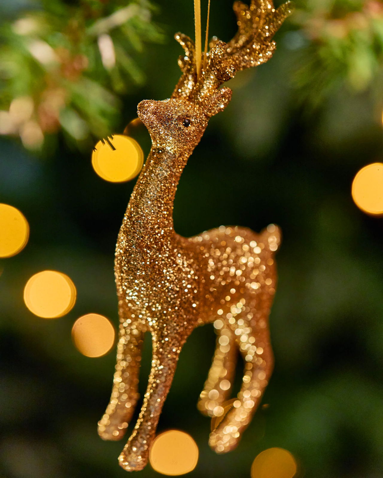 Clifford ren julgransdekoration guld