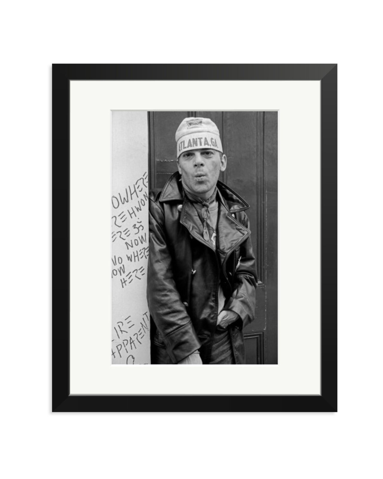 Ian Dury Outside Stiff Records 1978 London Black / Medium