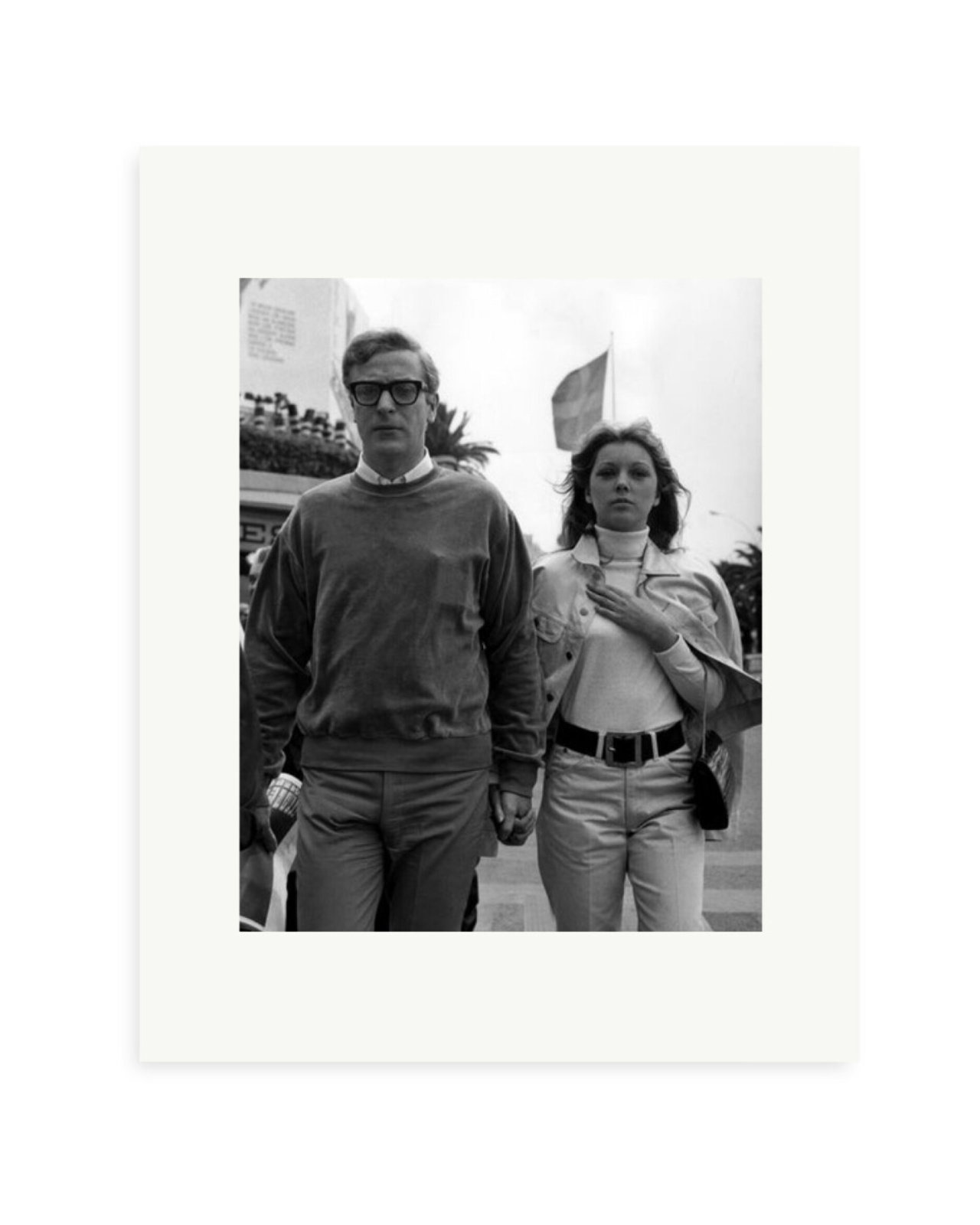 Michael Caine and Betsy Motte Print Only / Small