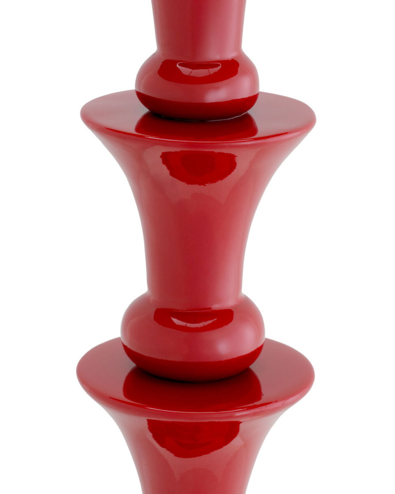 Arabella Tischlampe bordeaux red finish