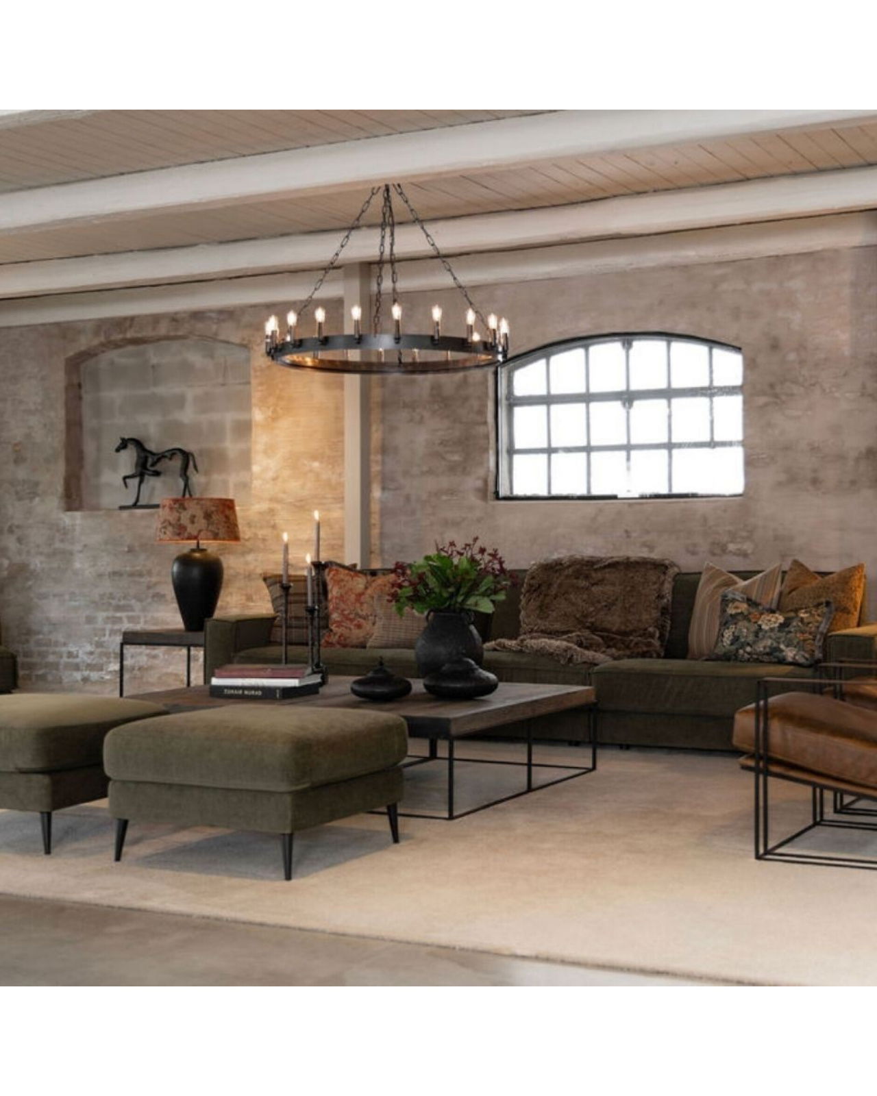 Classic Lampshade Rosewood Flower Rouge