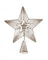 Evie Tree Topper Star Champagne