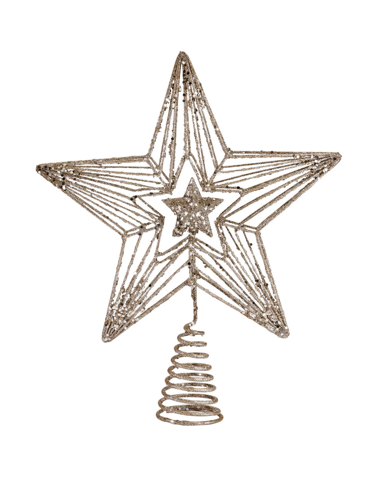 Evie Tree Topper Champagne