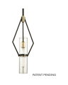Raef taklampe bronse
