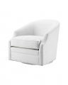 Gustav Swivel Chair Avalon White