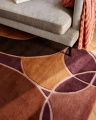 Modern Abstract Rug multi rost