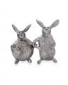 Zout- en peperstel konijnen tin