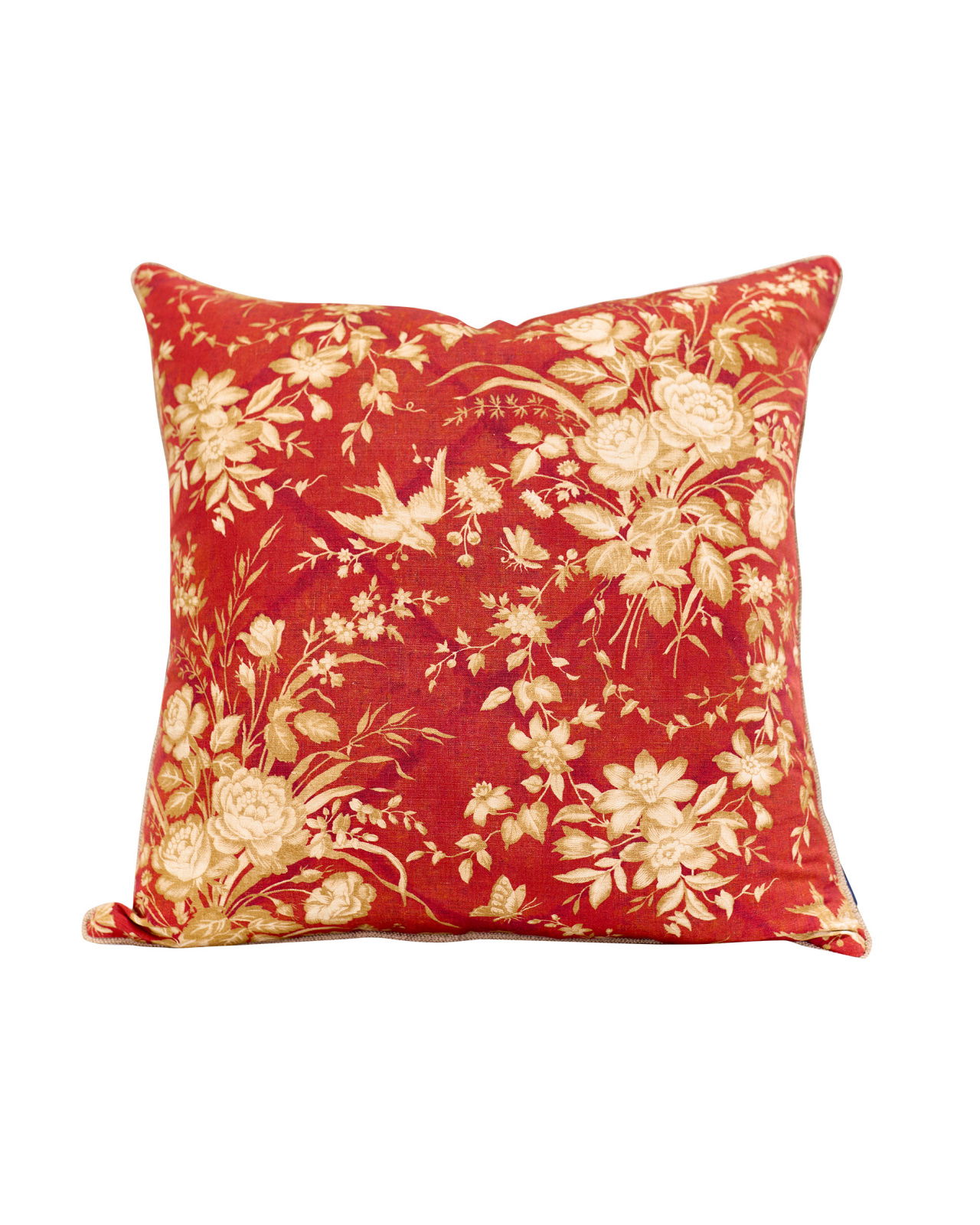 Eliza Floral Kissenhülle sunbaked red