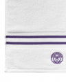Wimbledon Baseline Stripe Towel Purple Set of 2