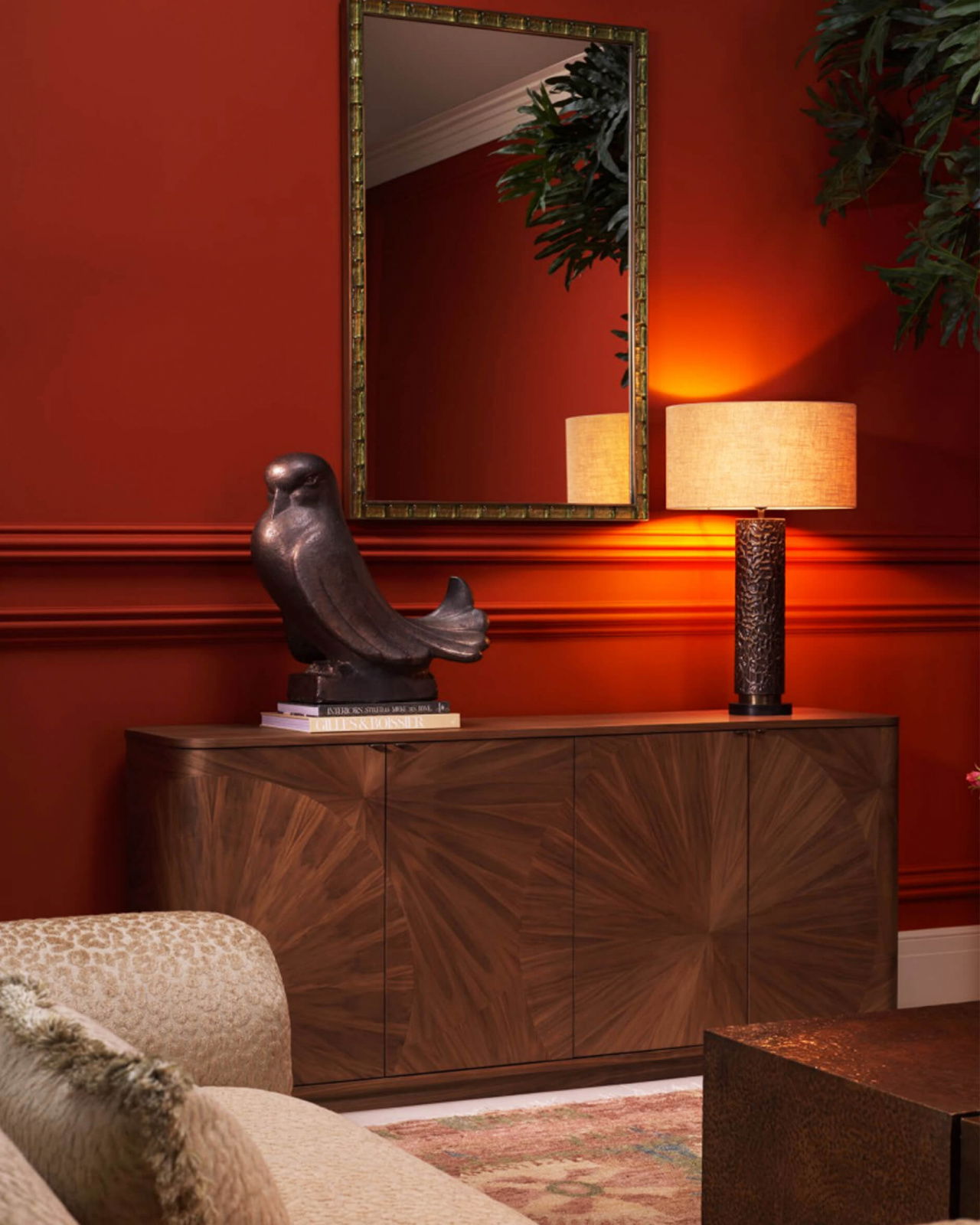 Belvoir tafellamp brons