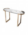 Fabio Console Table Brushed Brass