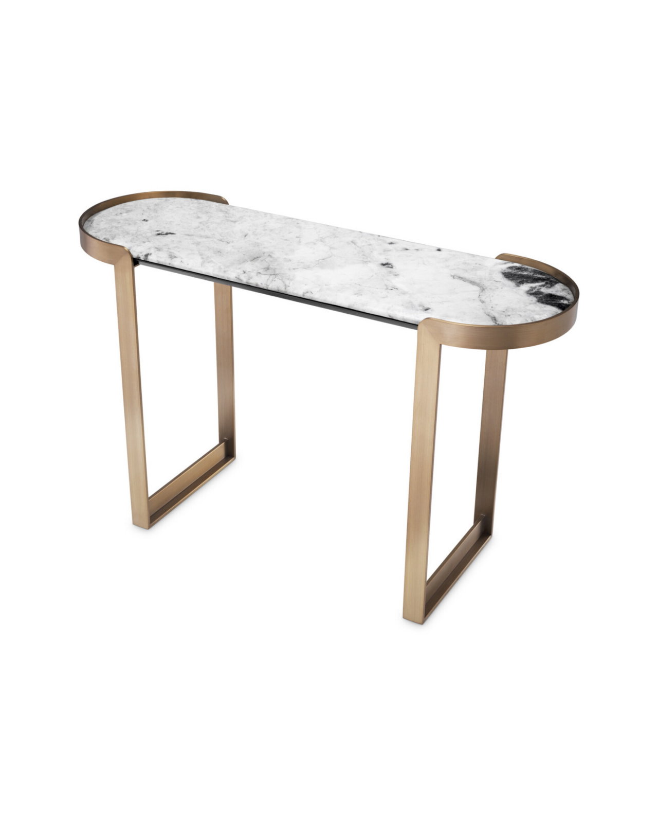 Fabio Console Table Brushed Brass