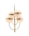 Spiridon 4 loftlampe messing
