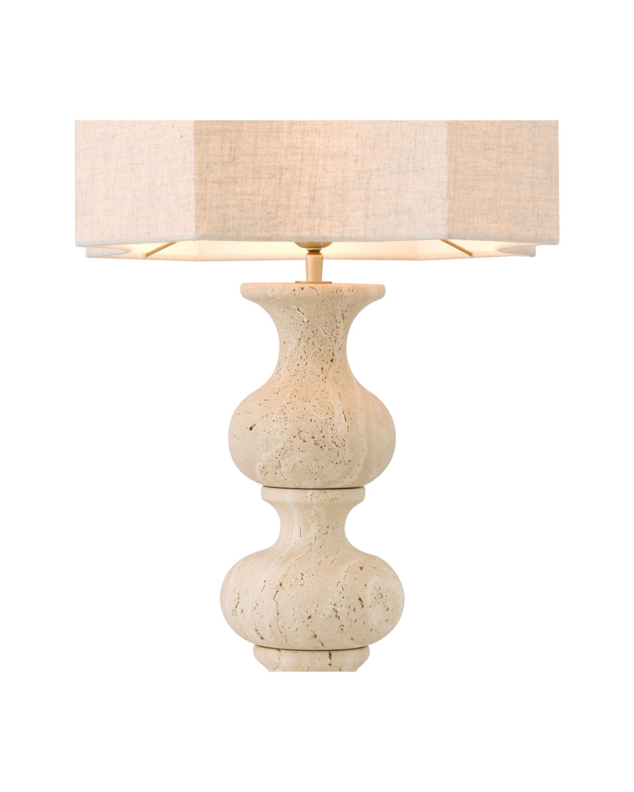 Mabel Table Lamp Travertine