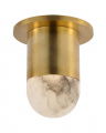 Melange Mini Monopoint Flush Mount Antique Brass