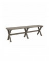 Cross benk charcoal 160cm