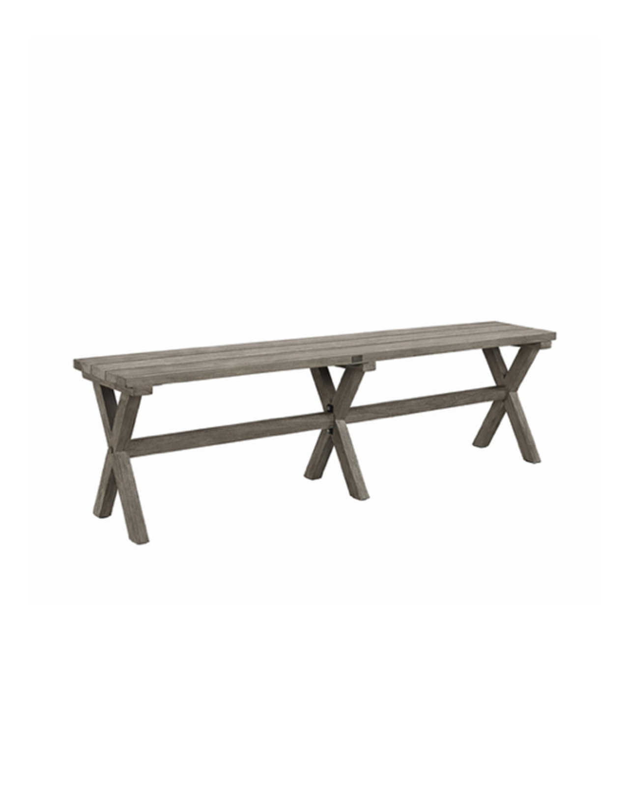 Cross benk charcoal 160cm