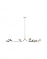 Carraig 65" 7 Light Chandelier Polished Nickel