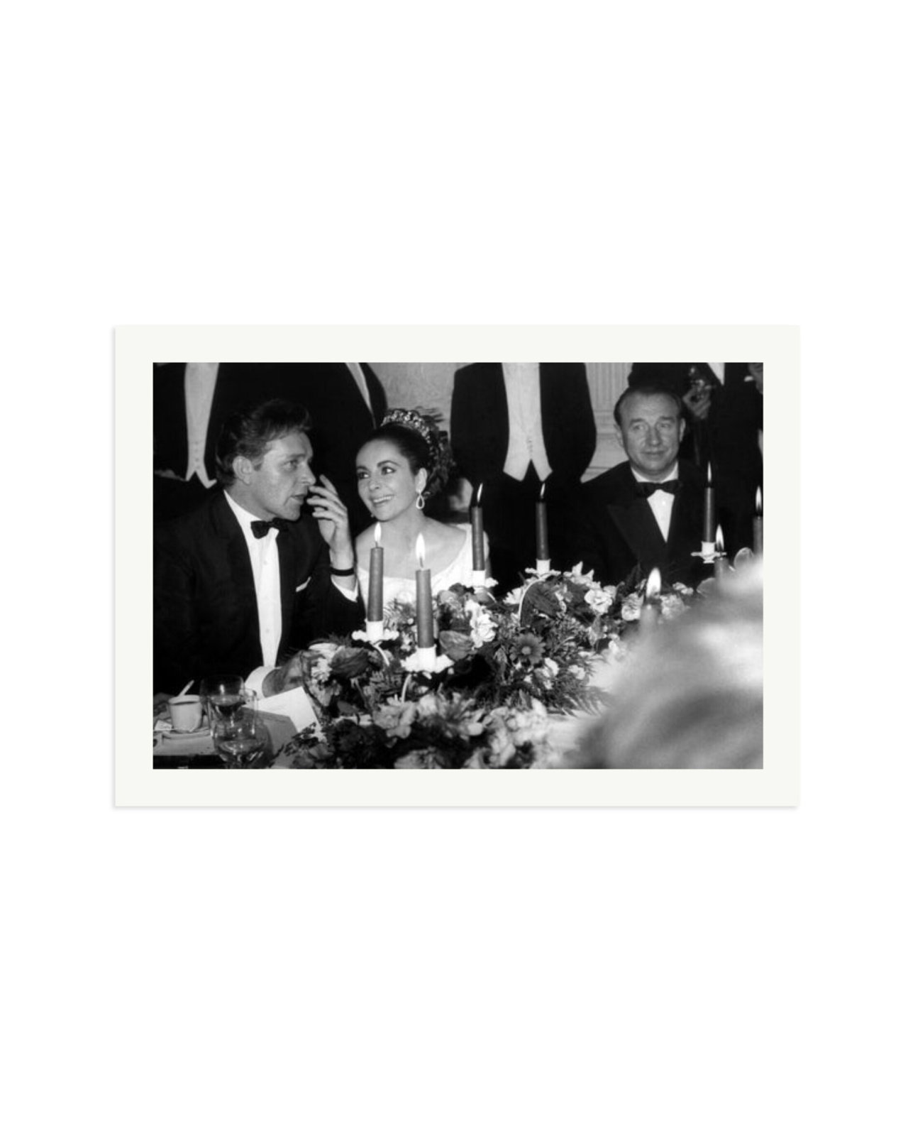 Taylor And Burton at Dinner Print Only / XXL