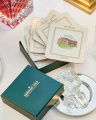 Clubhouse Coasters White 6-pack