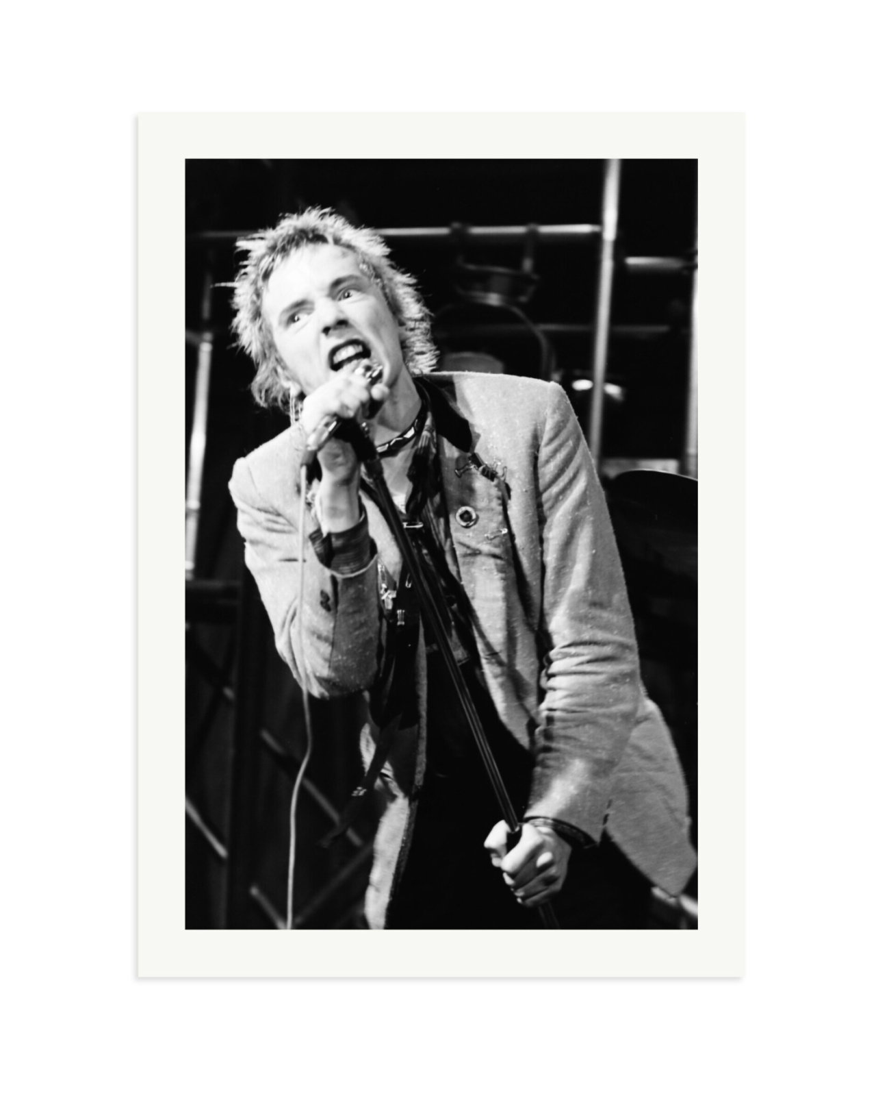 Johnny Rotten, 1977 Print Only / XXL