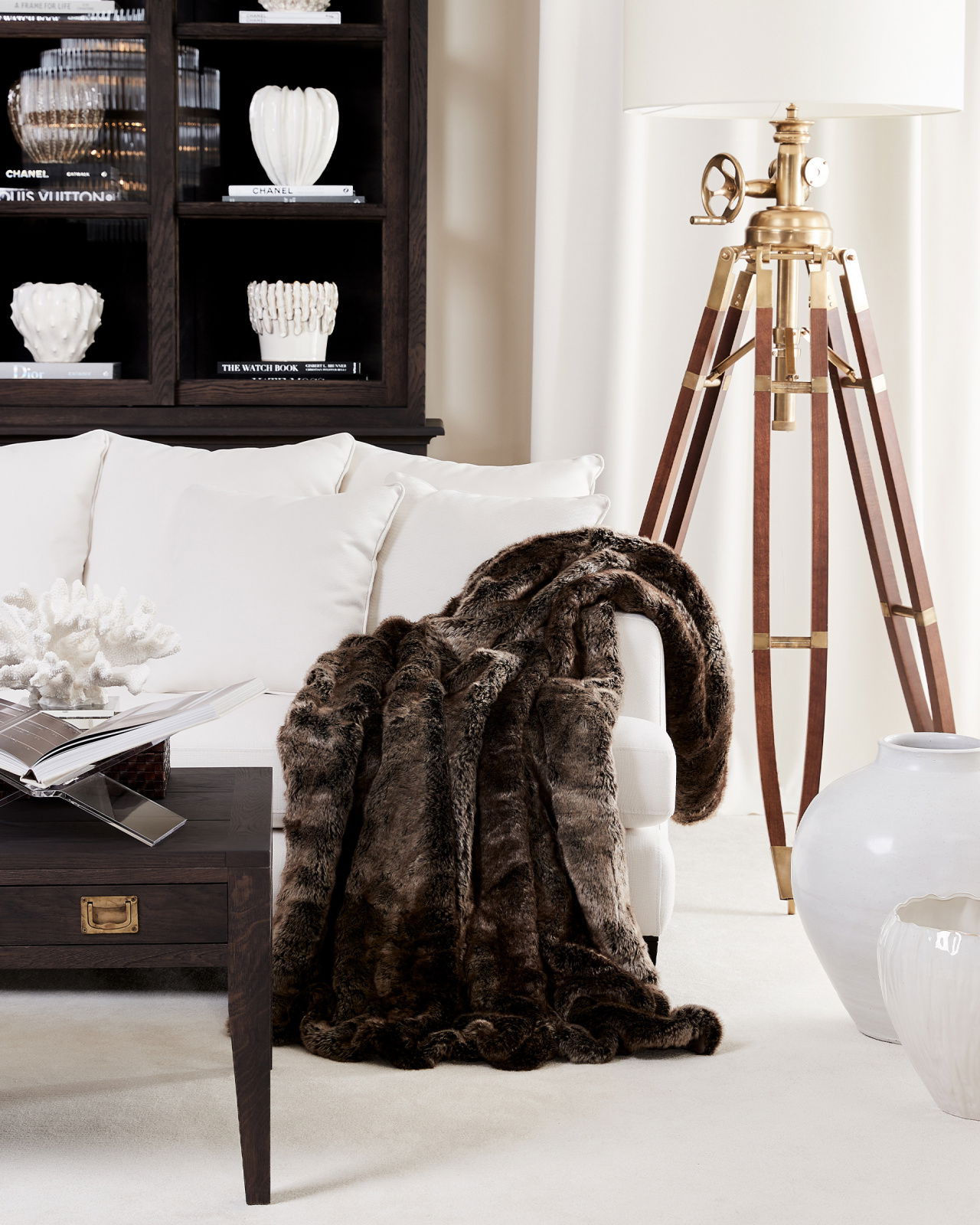 Whistler Throw Brown Bear