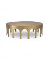 Gardini Coffee Table Vintage Brass