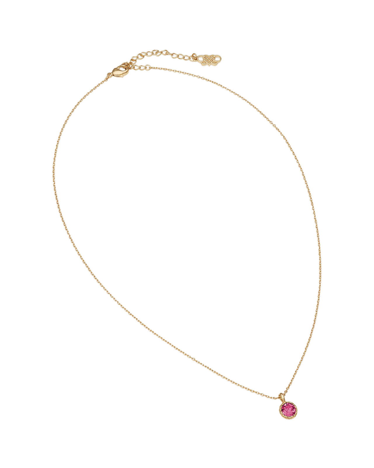 Petite Victoria halskæde dark rose