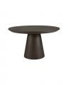Cloud dining table round dark grey
