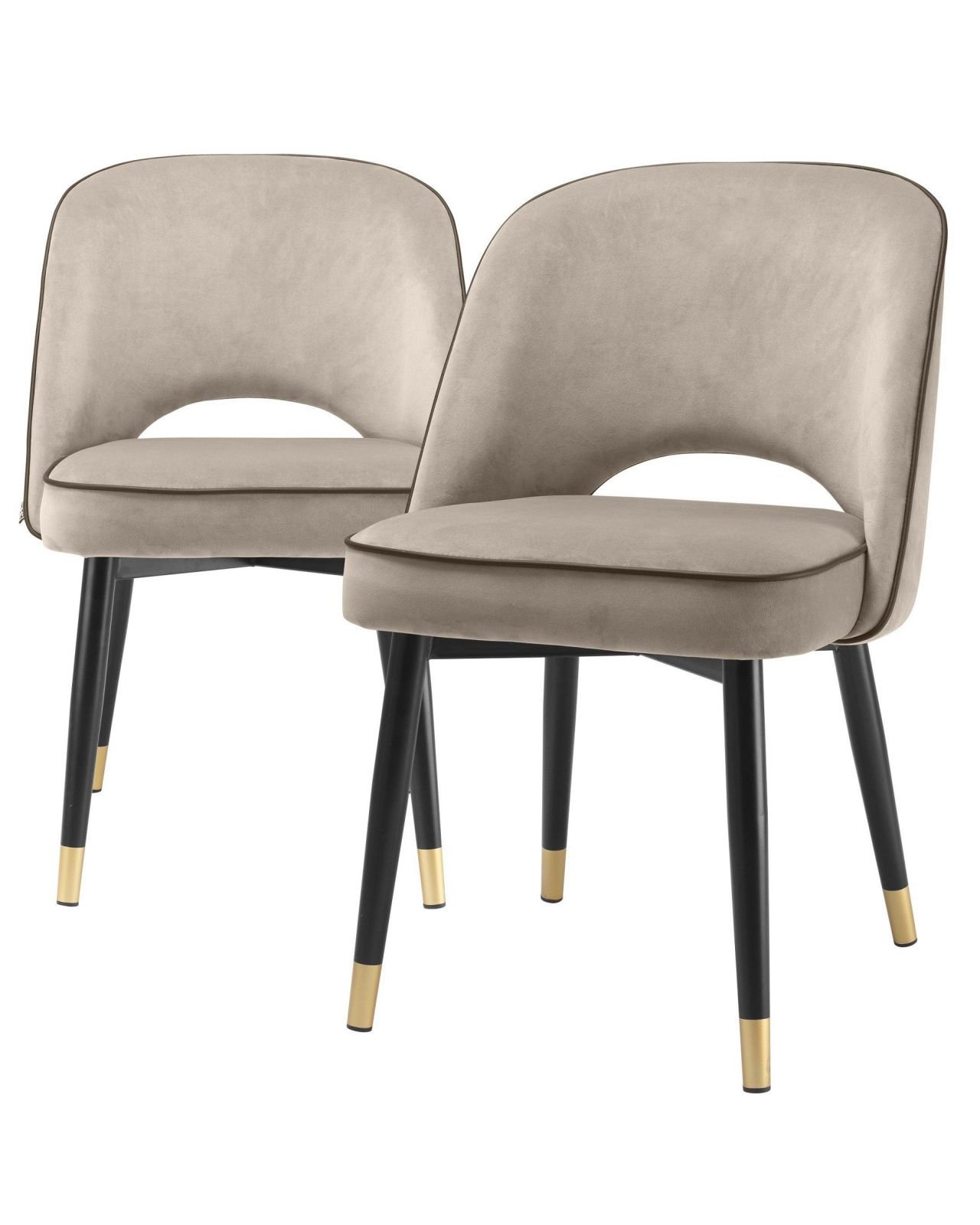 Cliff dining chairs savona greige