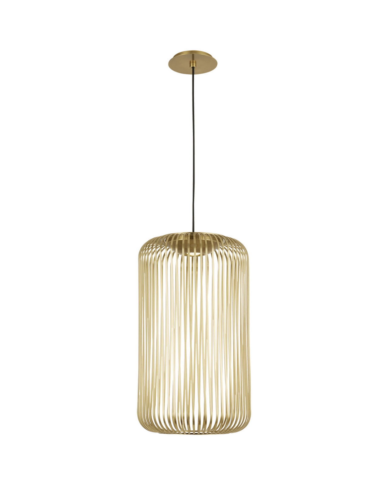 Kai 1 Pendant Natural Brass