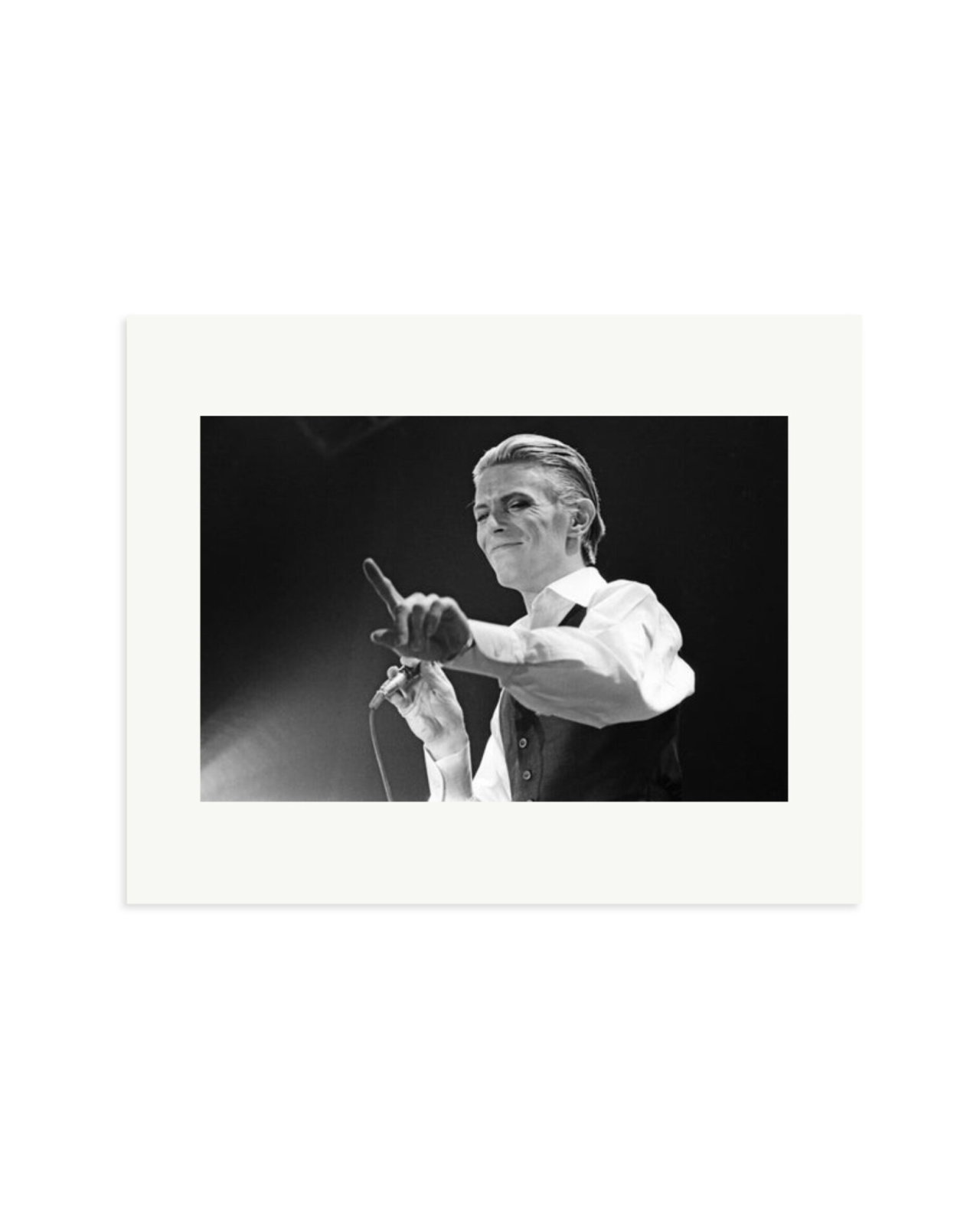 David Bowie Isolar Tour Print Only / Medium