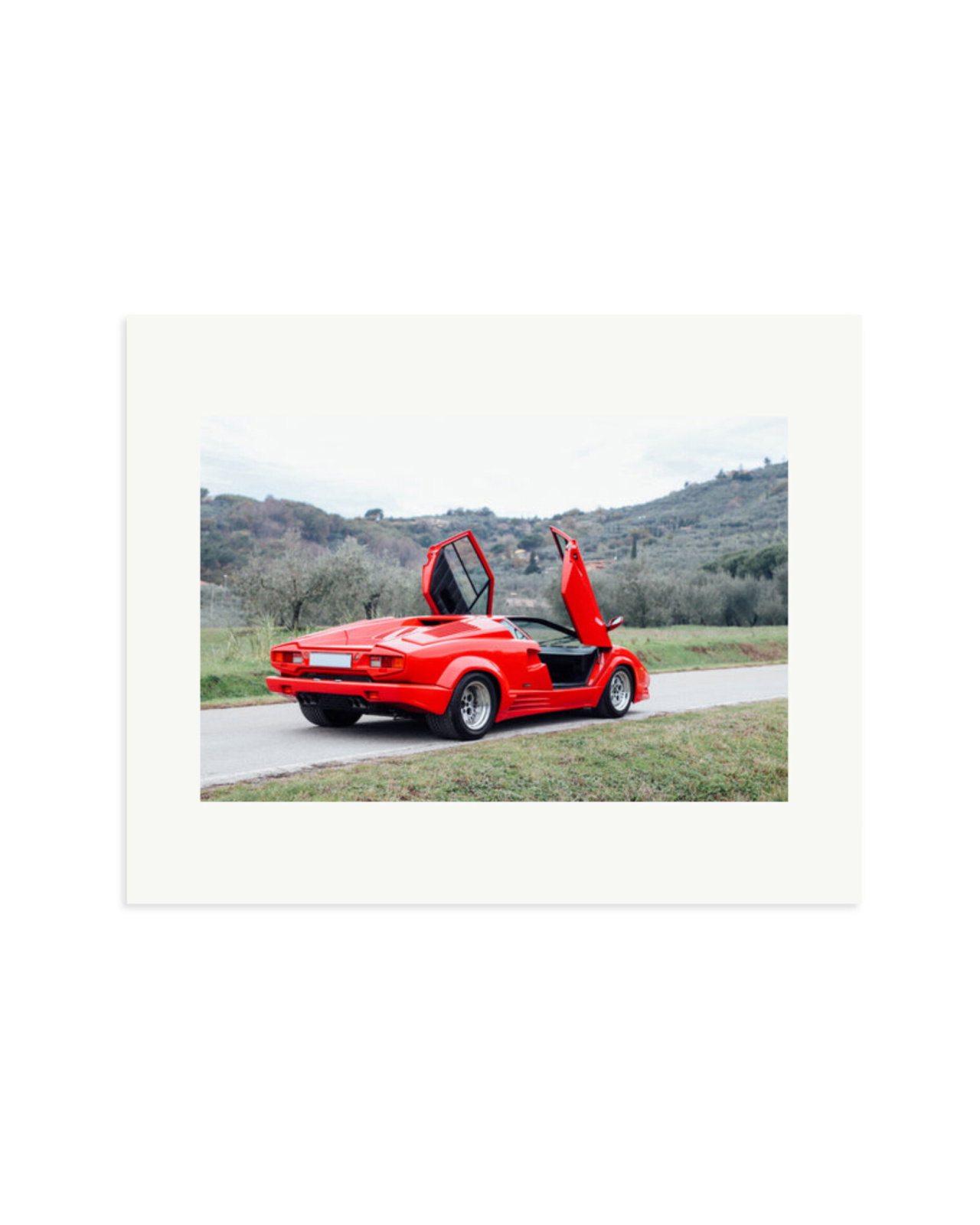 1988 Lamborghini Print Only / Medium