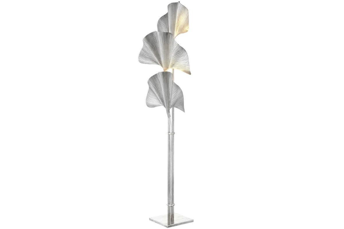 Las Palmas Floor Lamp Silver