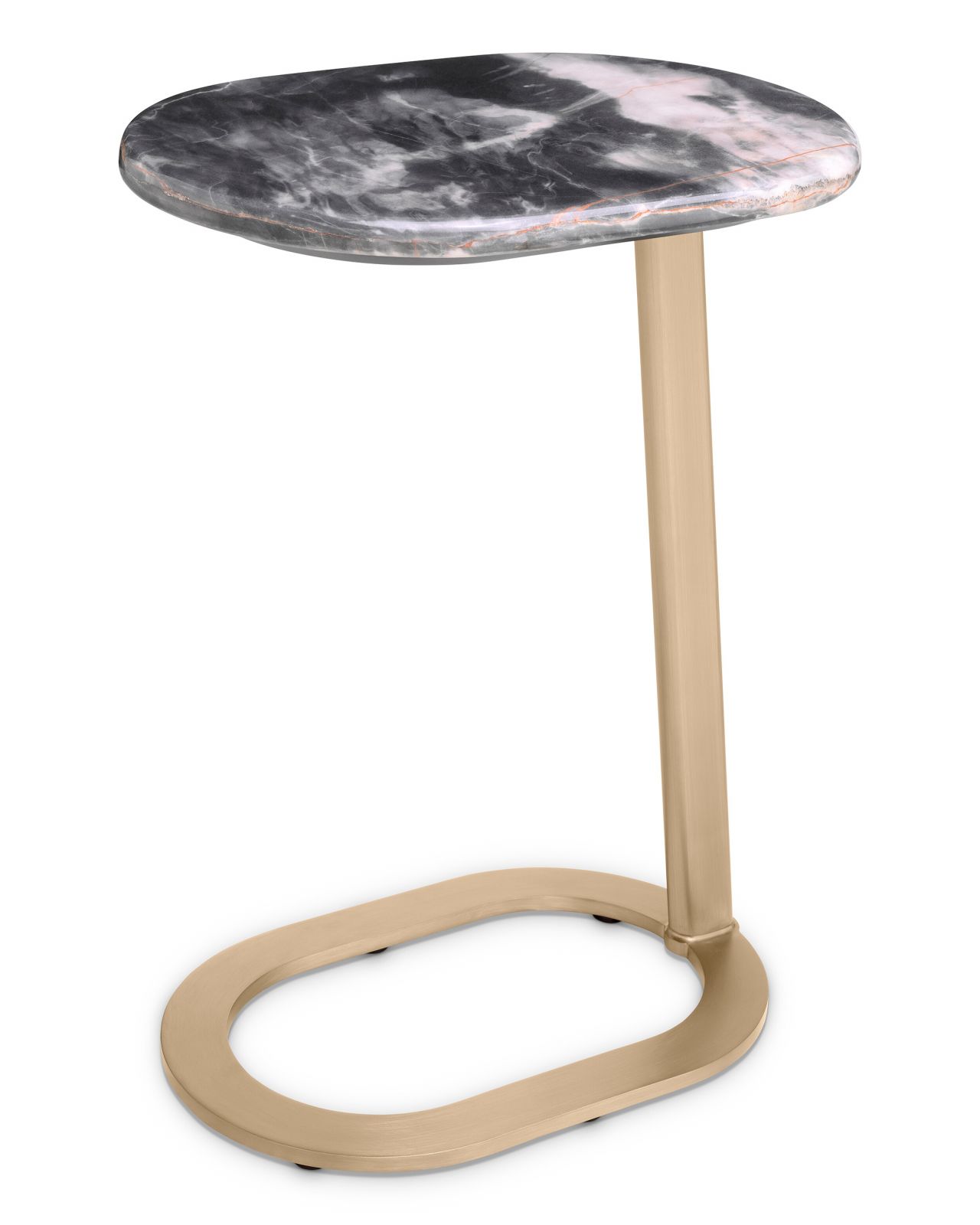 Oyo Side Table Black Marble