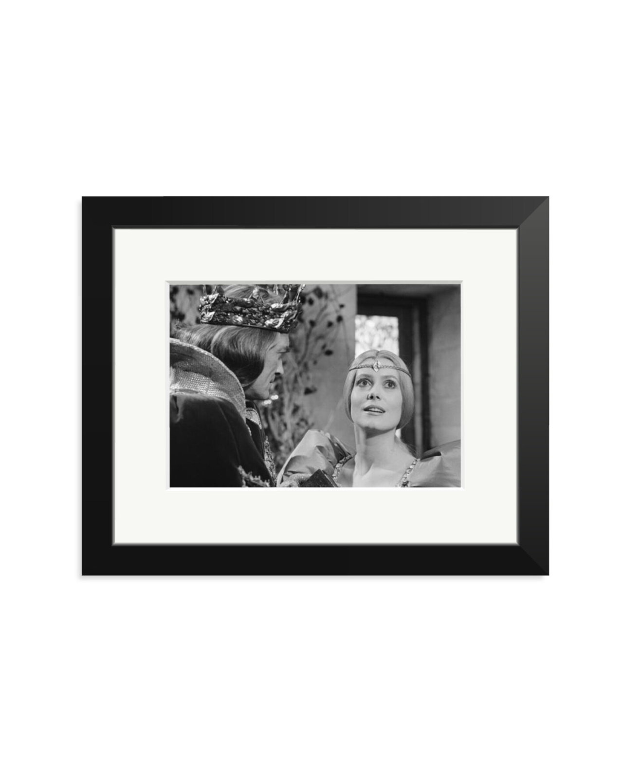 Marais and Deneuve on Set of Peau d'Ane Black / Small