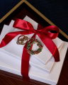 Amadeus Christmas Wreath Keyring Green